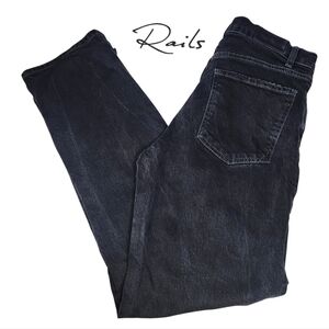 RAILS Black Straight Leg Jeans - 28